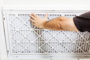 Filter Replacement During HVAC Maintenance in Twin Falls, ID