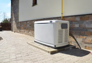 A whole-home generator outside a Twin Falls, ID home. 